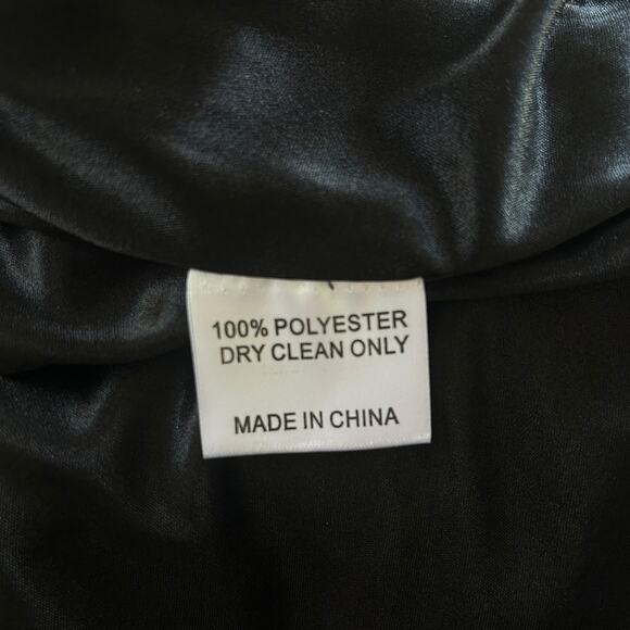 Atria Couture Black Mini Dress With Jewel Embellishments Size 8 - Picture 7 of 7